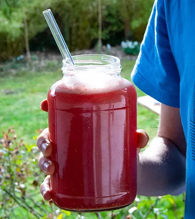 Glastrinkhalme geeignet für Smoothies, Säfte und Shakes