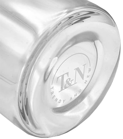 Trinkflasche Glas mit extra verstärktem Flaschenboden für Kohlensäure geeignet