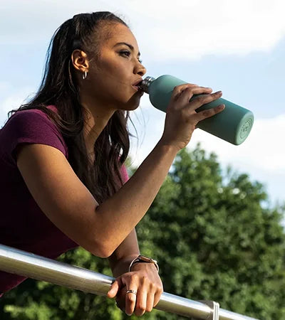 Trinkflasche hält 24h eiskalt geeignet für Outdoor, Büro, Fitness