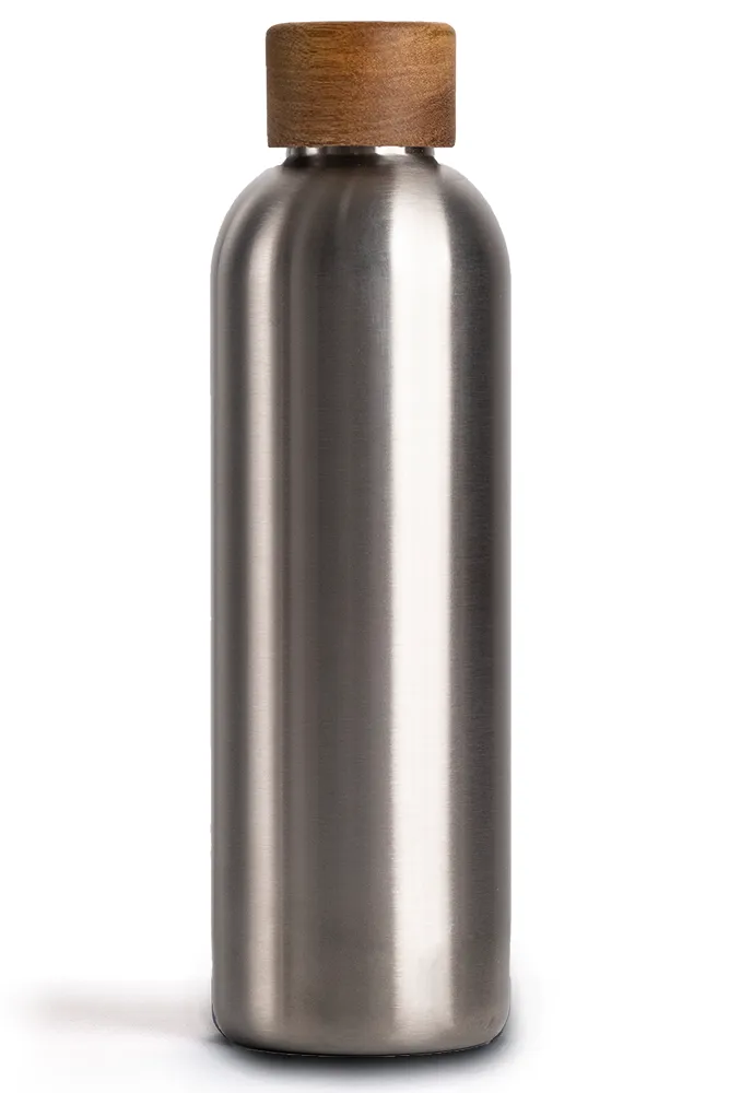 T&N Edelstahl Trinkflasche 1l 750ml 500ml Logo Gravur für Firmen Branding hält Getränke 14 Stunden heiß und 29 Stunden eiskalt - TRENDY AND NEW