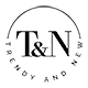 Logo von TRENDY AND NEW Hersteller von nachhaltigen Trinkflaschen aus Glas und Edelstahl