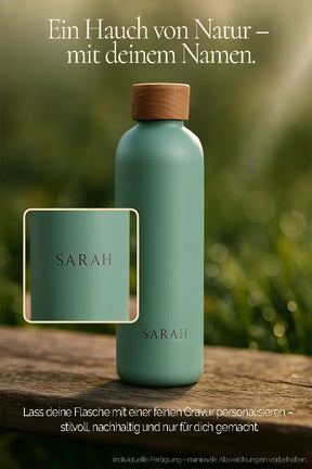 T&N Edelstahl Trinkflaschen - Wood Edition