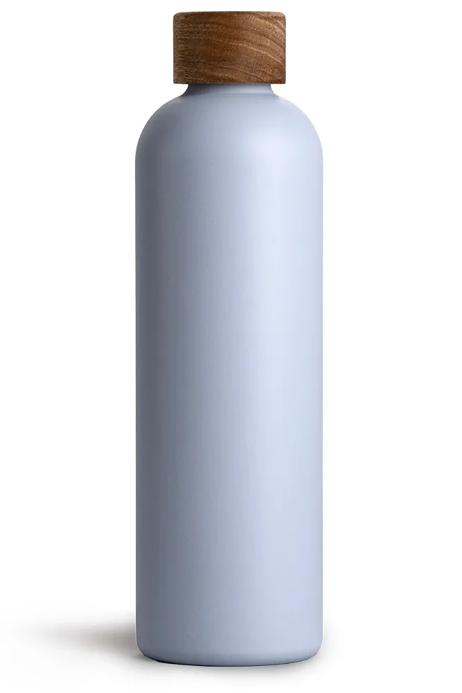 T&N Thermosflasche 1l hell blau für Tee Kaffee doppelwandig vakuumisoliert hält 14 Stunden heiß - TRENDY AND NEW