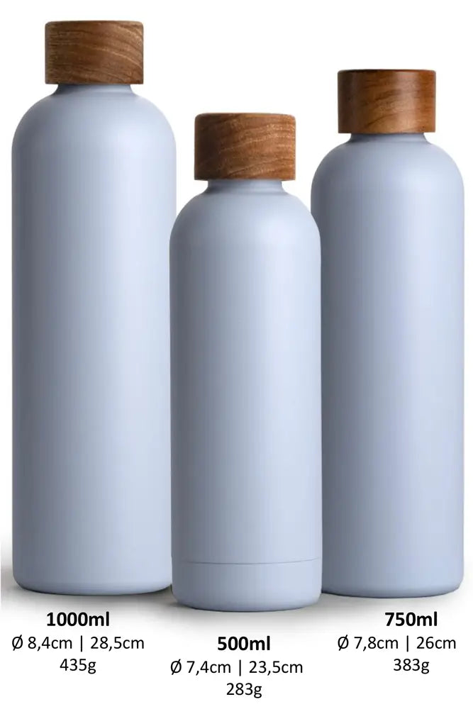 Isolierflasche Edelstahl in 1 Liter, 750ml, 500ml Größe erhältlich